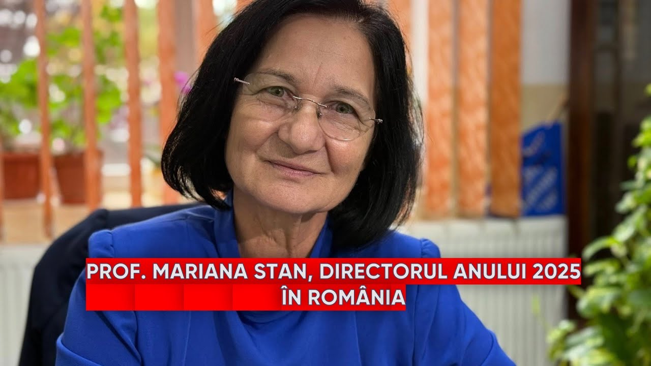 PROF. MARIANA STAN, DIRECTORUL ANULUI 2025 - BRAIN MATTERS - CORNEL DĂRVĂȘAN